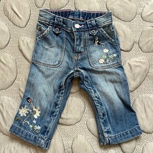 6-12 months baby girl jeans GAP